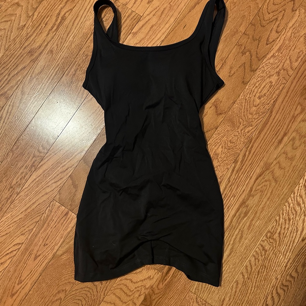 Black Sleeveless Mini Active Romper